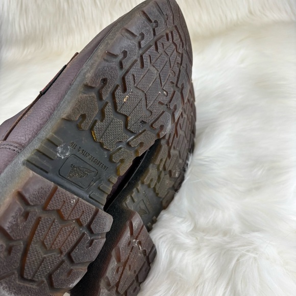 Red Wing Brown Leather Boots Lace up with Sturdy Sole size 11 Man - Picture 7 of 14